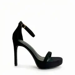 MARGLO SHOES - SANDALIA DE GAMUZA MUJER M09 COLOR NEGRO