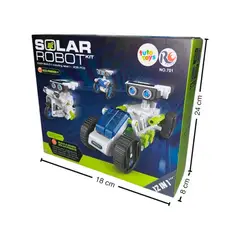 GENERICO - Robot Solar Armable 12 en 1 para Niños Juego Didáctico