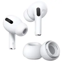 GENERICO - Almohadillas de silicona compatible con AirPods Pro 1 - 2 (S/M/L) blanco