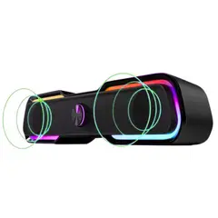 HALION - PARLANTE EN BARRA GAMER RGB BLUETOOTH HA-SB08