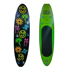 GENERICO - Tabla de Paddle Colors Surf Crazy Waves con Accesorios