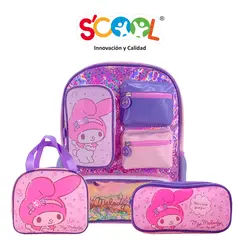 SCOOL - SET MOCHILA MAGIC KAWAII TORNASOL MY MELODY