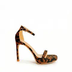 MARGLO SHOES - SANDALIA DE GAMUZA MUJER M09 ANIMAL PRINT LEOPARDO