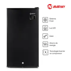 MIRAY - FRIGOBAR-REFRIGERADORA RM-93M NEGRO 93LT
