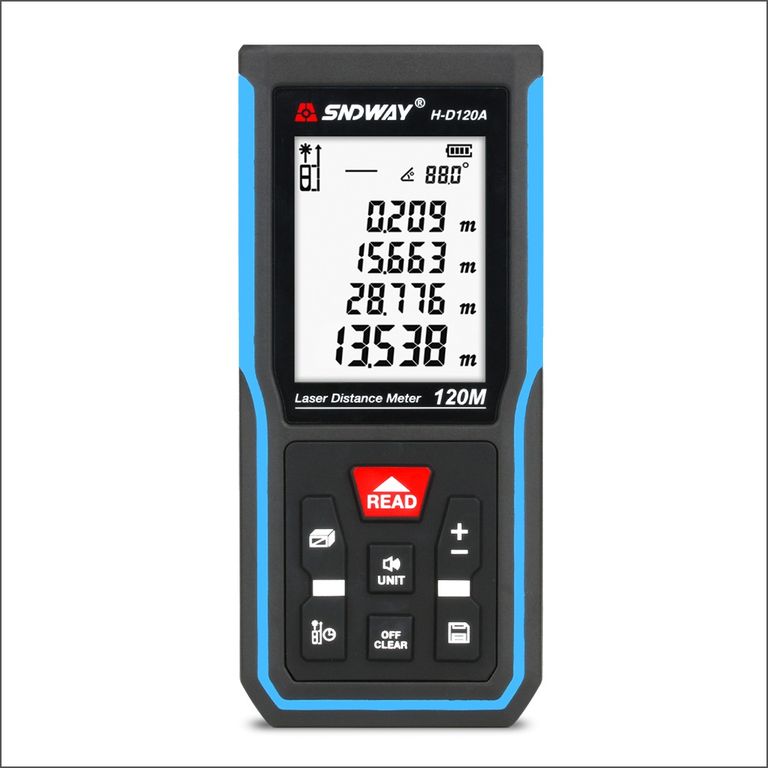 Medidor de Distancia Laser Digital H-D100A 100 m Profesional