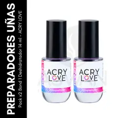 GENERICO - Pack x2 Bond 1 Deshidratador 14 ml - ACRY LOVE