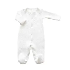 WAWA PIMA - PIJAMA BEBE NIÑO-NIÑA JACQUARD BUNNY WHITE