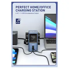 LDNIO - Tomacorriente Universal 45W LED SC2 Carga Rápida