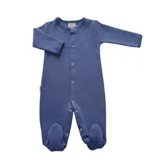 WAWA PIMA - PIJAMA BEBE NIÑO JACQUARD BUNNY BLUE
