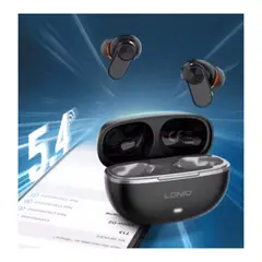 LDNIO - Auriculares Inalámbricos Deportivos Impermeables TWS Bluetooth Negro T13