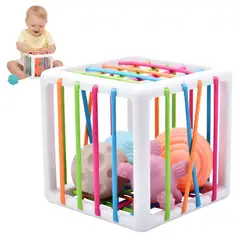 GENERICO - Cubo Clasificador Didáctico con Pelotas Sensoriales