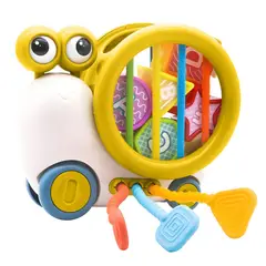 GENERICO - Juguete Montessori Caracol con Bloques Didácticos Amarillo