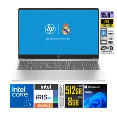 HP - Laptop 15-fd0254la (15.6″ FHD) con Intel Core i5, 8 GB RAM y 512 GB SSD