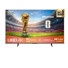 HISENSE - Televisor LED 65 UHD 4K Smart TV 65A6NV