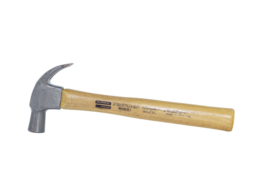 Martillo de Uña con Mango de Madera 29mm Barnizado MASTER