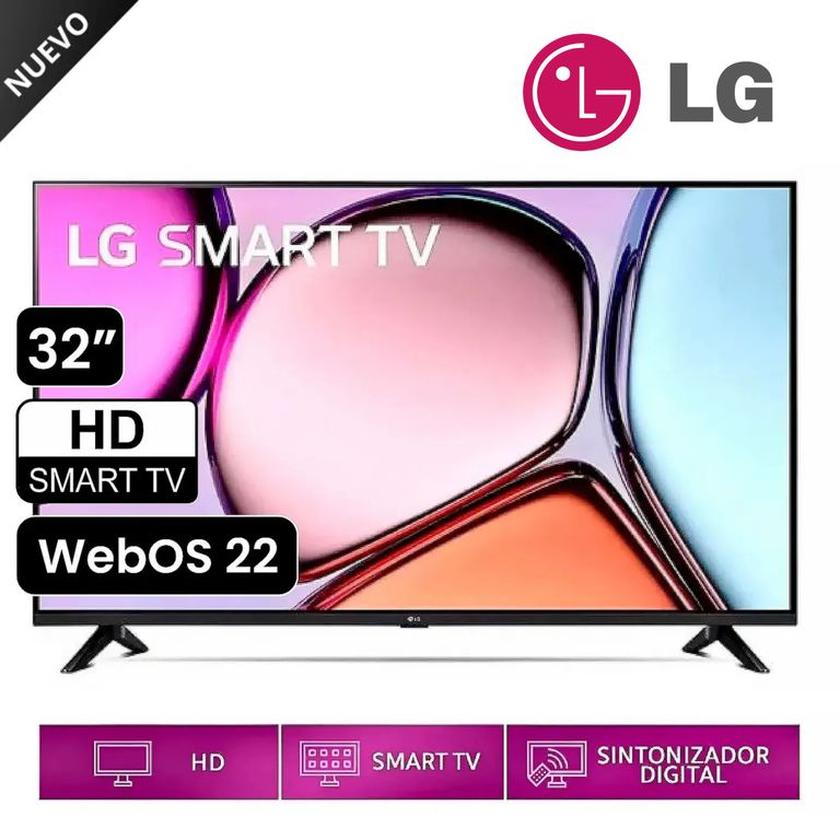 Televisor 32 Pulg. LED Smart TV HD con Thinq AI 32LR600BPSC