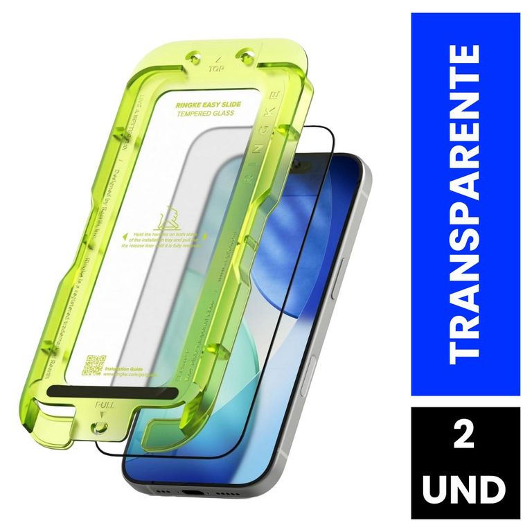 Protector Pantalla iPhone 17 Pro Easy Slide Vidrio Templado Dureza 9H 2UND