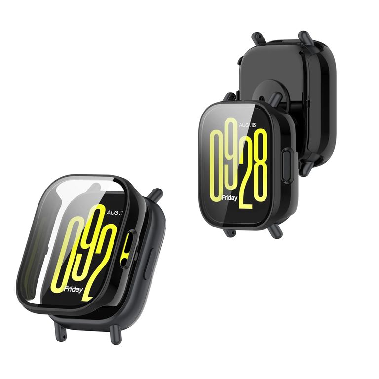 PROTECTOR DE PANTALLA BUMPER REDMI WATCH 5 ACTIVE NEGRO