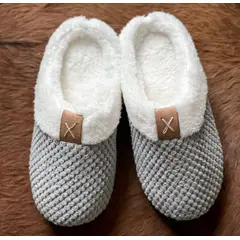 GENERICO - Pantufla de Descanso con Interior de Felpa y Suela Confort