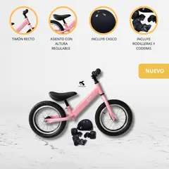 CUZKA - Bicicleta de Equilibrio con Accesorios «BALANCE PRO» Pink