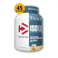 DYMATIZE - ISO 100 3LB VAINILLA PROTEÍNA ISOLATADA HIDROLIZADA