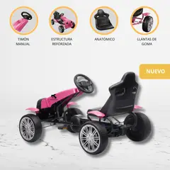 WRANGLER - Carro a Pedal GO KART para Niños«WRANGLER»Black