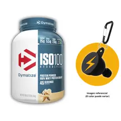 DYMATIZE - ISO 100 3LB VAINILLA + PORTASUPLEMENTOS - PROTEÍNA ISOLATADA HIDROLIZADA