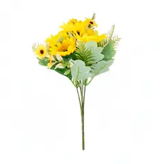 PANADECOR - SETX3 RAMO DE GIRASOLES AMARILLOS MINI PVC