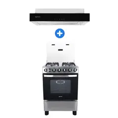 AGHASO - COMBO: COCINA PREMIUM GN + CAMPANA EXTRAIBLE PREMIUM 60 CM