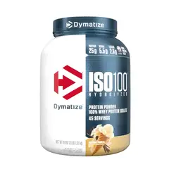 DYMATIZE - Iso 100 3 LB Proteina Hidrolizada - Gourmet Vainilla