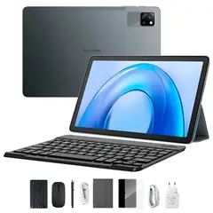 BLACKVIEW - Kit Tablet Tab 60 Pro 10.1 Teclado, Mouse, Lápiz Gris
