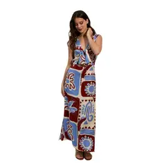 PERMUTA - Vestido Santorini Largo Pastillas