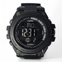 GENERICO - RELOJ PARA HOMBRE - DIGITAL - RESISTENTE AL AGUA Y POLVO - COLOR NEGRO