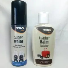 GENERICO - BLANQUEADOR ZAPATILLAS 65 ML + CREMA LIMPIADORA 125 ML / CUEROS / ESPAÑA