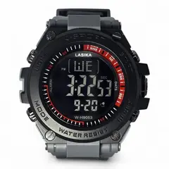 GENERICO - RELOJ DE HOMBRE - RESISTENTE AL AGUA Y POLVO - DIGITAL - COLOR GRIS / NEGRO