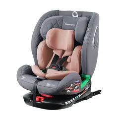 CARESTINO - Silla de Auto HAMBURGO I-Size 40-150cm Isofix Rosa Viejo