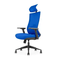 ALTHEA CONFORT - Silla Ergonómica Reclinable Boston Ejecutiva Presidente Azul