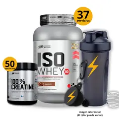 Universe Nutrition - PROTEINA ISO WHEY 90 DE 1KG CHOCOLATE + CREATINA CREABOLIC UN 250GR + REGALOS