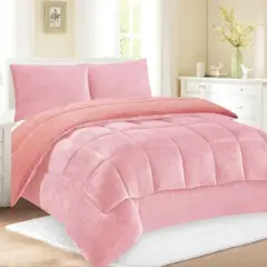 CUTE - EDREDÓN PIEL DE DURAZNO CON CARNERO KING