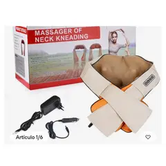 GENERICO - MASAJEADOR DE CUELLO Y ESPALDA CON CALEFACCIÓN