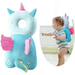 GENERICO - Protector de Cabezas para Bebes Cojín con Diseño de Unicornio