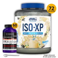 ULTIMATE NUTRITION - Proteína Iso xp 1800g Applied Nutrition Vainilla + Creatina 300gr