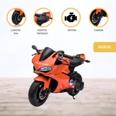 DUCATTI - Moto a batería para niños «DUCATI » Orange