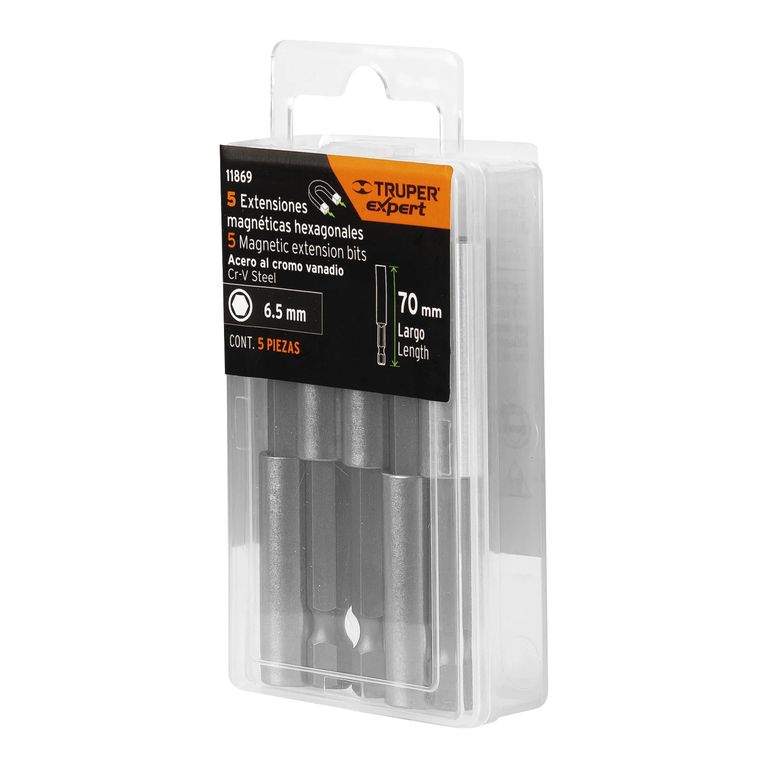 Estuche con 5 extensiones de 70 mm magnéticas, - 11869