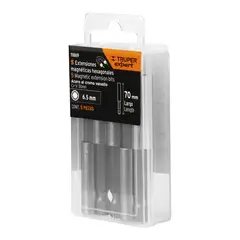 TRUPER - Estuche con 5 extensiones de 70 mm magnéticas, - 11869