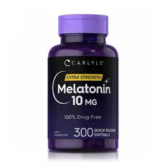 VITAMINA - Melatonina 10 mg (300 Softgels) - Carlyle