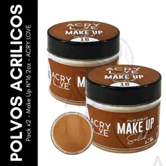 GENERICO - Pack x2 - Make Up N°16 2oz - ACRY LOVE