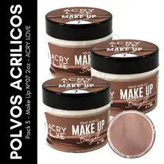 GENERICO - Pack 3 - Make Up N°07 2oz - ACRY LOVE