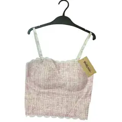 MINTANA - TOP CUADROS SEAMLESS