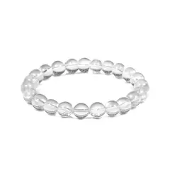 GENERICO - PULSERA  DE CUARZO CRISTAL  #10 PIEDRA NATURAL
